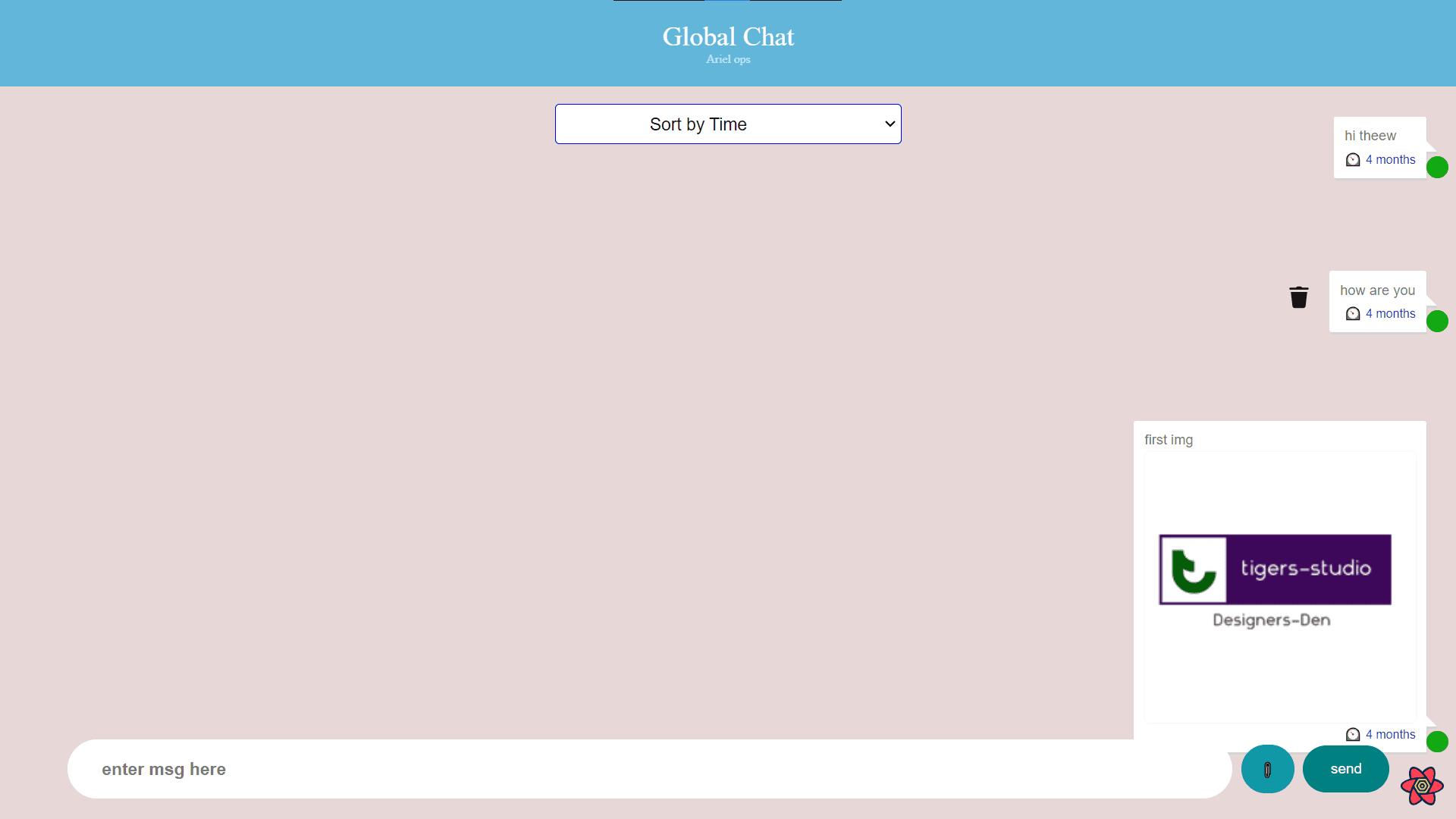 Chat Web-App/T-Stack
